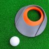 1pc Silicone Golf Plate; Ball Gate Hole For Putting Club Practice; Outdoor Golf Training Tool