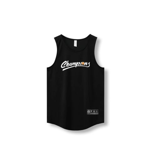 Loose Men Running Vest 2022 Outdoor street basketball Gym Sleeveless Letter Print Shirt Quick Dry Fitness Bodybuilding Tank Tops