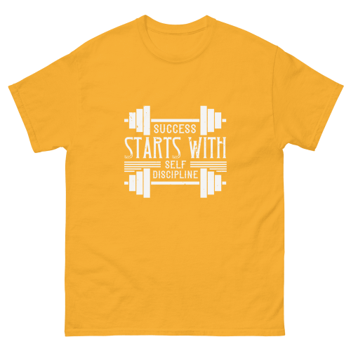 T-shirt Success Start with self discipline