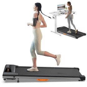 Under Desk Treadmill with Incline, Walking Pad for Home/Office, Portable Walking Treadmill 2.5HP, Walking Jogging Machine with 265 lbs Weight Capacity (Color: as Pic)